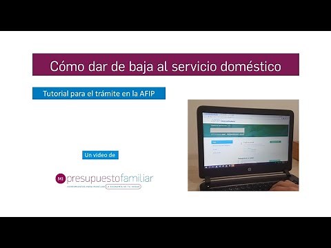 Baja empleada doméstica en AFIP
