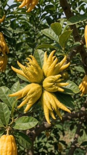 🍋🌿 From a tiny seed to one of nature’s most unusual fruits! Buddha's hand