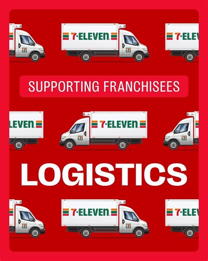 Your journey as a Franchisee is powered by 7-Eleven’s support functions, all built for success. Our Logistics team ensures seamless product distribution, making it easier for your stores to stay stocked with customer favorites and keeping you the reliable stop in your community. Use the link to explore more of what 7-Eleven offers its Franchisees: https://bit.ly/3IFOsS4 | 7-Eleven Franchising