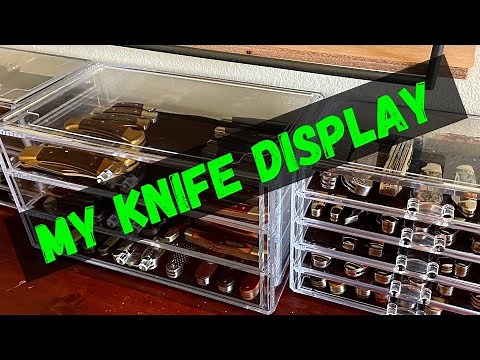 My Knife Display! This is how I store my knives