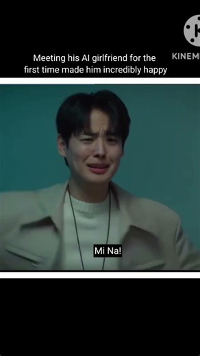 He was overjoyed to meet his AI girlfriend for the first time