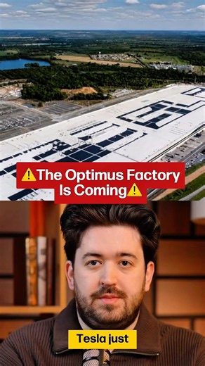 Tesla launches huge Optimus robot factory in Texas #Tesla #Optimus #robotics