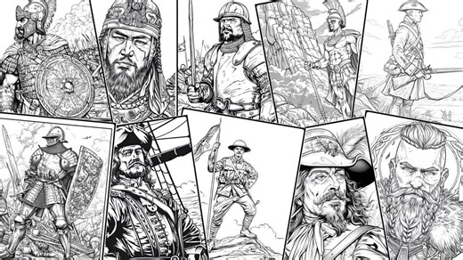 Soldiers of Different Eras Coloring Book, Adults Printable Army Coloring Book Pages for Adults, Soldier at War Printable Coloring Book - Etsy