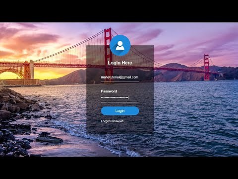 Cara membuat halaman login website dengan html dan css | website tutorial