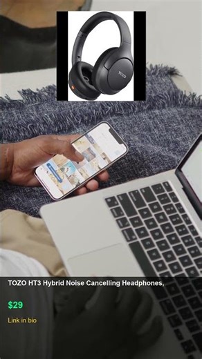 TOZO HT3 Hybrid Noise Cancelling Headphones, — Worth It? #shorts