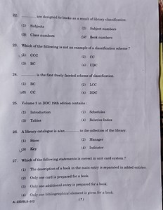 __ are designed to books as a result of library classification.... | Filo