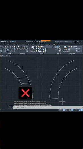 Noob vs pro in AutoCAD #tipsandtricks #autocad