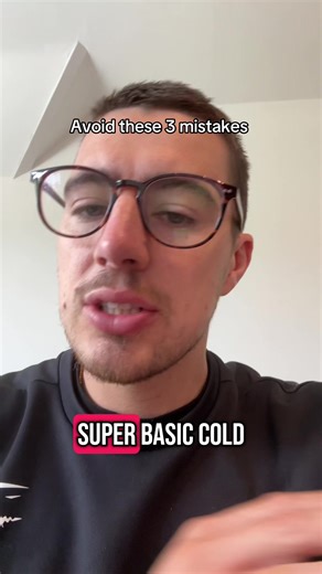 Avoid these cold email mistakes and you’re good #coldemail #coldemailtips #coldemailstrategy #coldemailoutreach