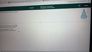 Calculate the lateral surface area and volume of the solid obje... | Filo