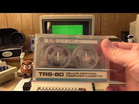 Color Computer 3 - Booting OS-9 Level II From Cassette