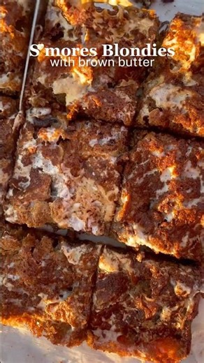 s’mores #blondies recipe