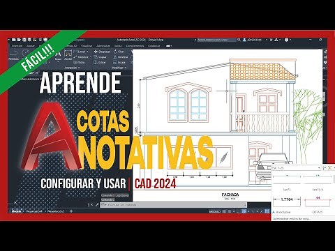 Como configurar y usar cotas anotativas en Autocad | Muy fácil paso a paso | CAD básico 2024 2d-3d