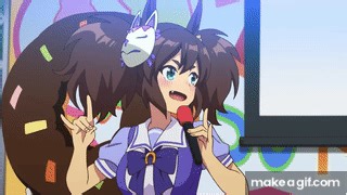 Inari One fox snap on Make a GIF