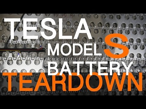 TESLA MODEL S BATTERY TEARDOWN