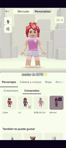 mi avatar de 2016 ✨✨✨#roblox #2016 #2016roblox