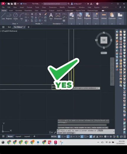 Autocad 2D drawing #auto #cad
