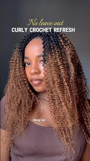 How to Refresh Crochet Curls | Bring Your Crochet Hair Back to Life (Beginner Friendly)