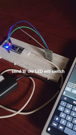 Bare-Metal STM32 + HC05 Bluetooth = Wireless LED control 🔥 #stm32 #embeddedsystems #electronics