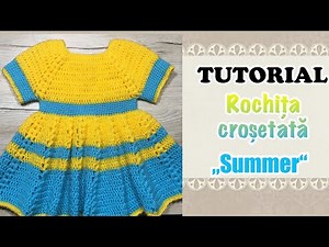 TUTORIAL -Rochita crosetata "Summer"