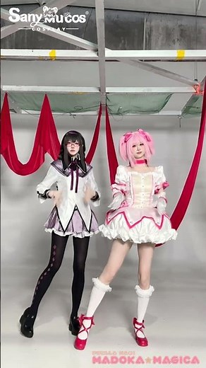 Puella Magi Madoka Magica Homura Akemi & Kaname Madoka Cosplay Costume Premium Edition showcase