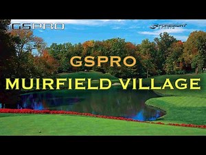 GSPro / GC2 w HMT Golf Simulator - Muirfield Village