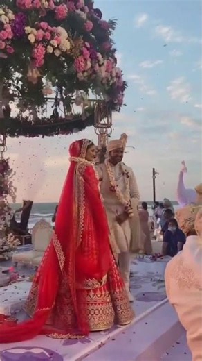 Beautiful Beach Wedding Moments Captured by The Moments Photo Studio | # #Shorts