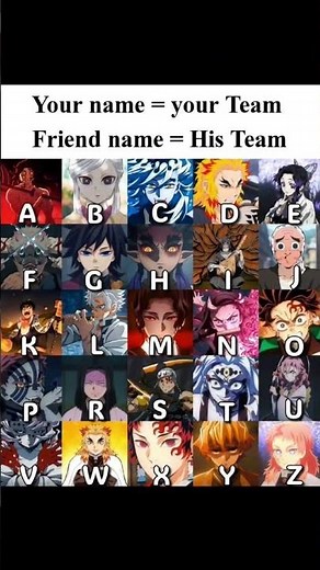 WHO IS YOUR DEMON SLAYER TEAM? (Your Name = Your Character/Hashira) | #demonslayer