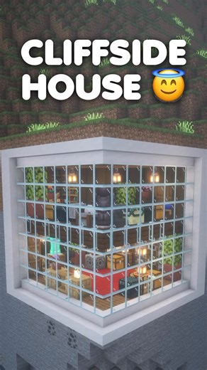 monnie37 | Minecraft Cliffside House 😇 #minecraft | Instagram