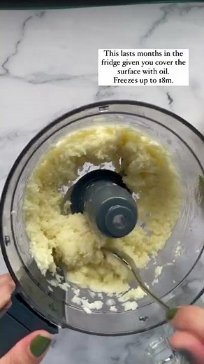 Homemade minced garlic 🧄