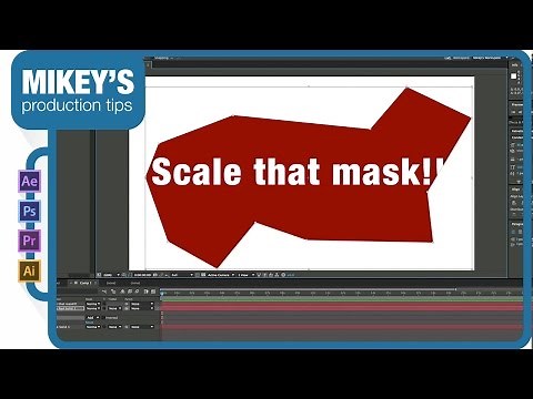 Scaling a mask in After Effects