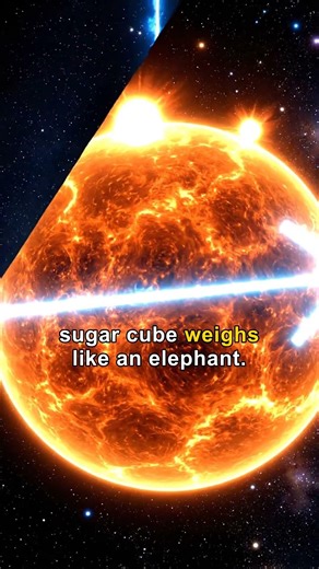 One teaspoon of white dwarf material weighs as much as a car