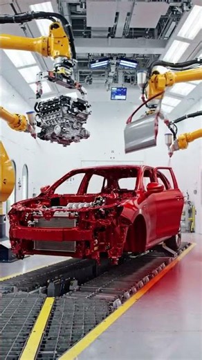 From Steel to Supercar Incredible Automobile Production Line #factory