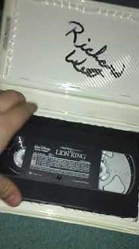 Opening to The Lion King 1995 VHS (Version #2) Part 1