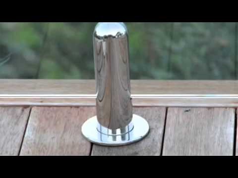 Frameless glass fencing and balustrades on timber deck