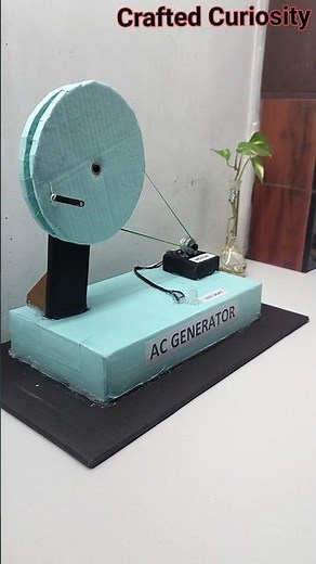 How to Make an AC Generator working model | Ac generator working model | 10th class | 12th class