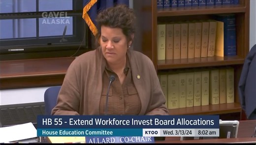 1.9K views · 9 comments | Because Representative Jamie Allard, the House Education Committee co-chair, now has no staff, she had Labor Commissioner Cathy Muñoz present a committee substitute for HB 55. That is highly unusual. Have never seen that before. Getting really loose in the Education Committee! | The Alaska Landmine | Facebook