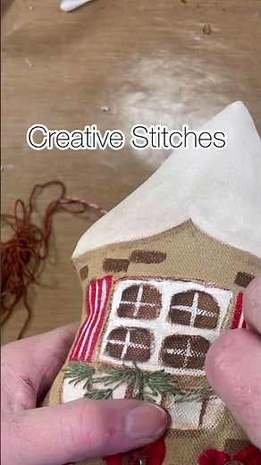 Easy Sewing DIY Gingerbread Ornaments #gingerbreadcrafts