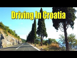 DRIVING IN CROATIA - AMAZING SCENERY ALONG THE WAY - 4K