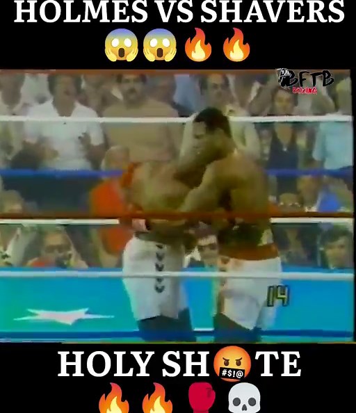 HOLMES VS SHAVERS THROWING EM!! #ldbc #boxing #viralshort #viralvideo #viralreels #boxingknockouts