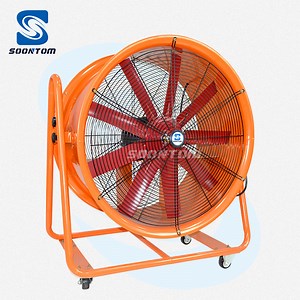 [Hot Item] 800mm 32" 4kw Moveable Portable Ventilator Industrial Axial Blower Exhaust Fan