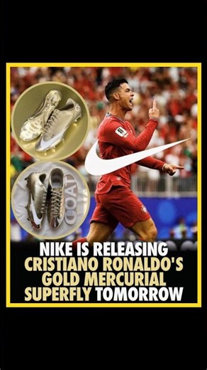 Nike is Dropping Ronaldo's GOLD Boots! 🤯🔥 CR7 Mercurial Superfly!