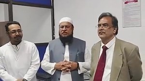 Hon’ble Chancellor of USTM, Shri Mahbubul Hoque, inaugurated the high-tech Binopad Microscope, equipped with an advanced high-technology network and a special display by Adelta Optec, at the Advanced Research Centre, USTM. | USTM update