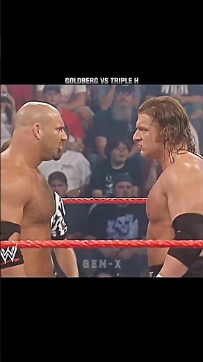 Goldberg vs. Triple H 🔥🥶| World Heavyweight Championship Match ☠️| Unforgiven 2003 🥵 Edit