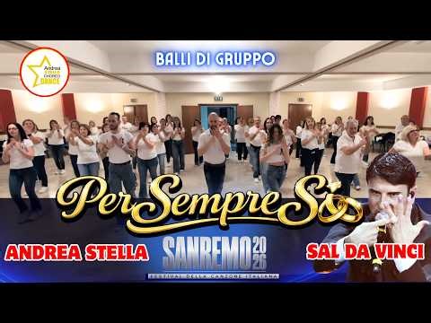 SANREMO 2026 | SAL DA VINCI | Per Sempre Si | BALLI DI GRUPPO |+ TUTORIAL | Andrea Stella | TREND |