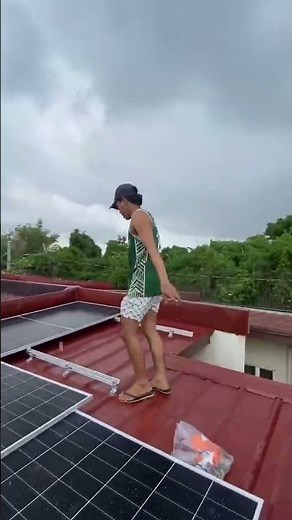 Solar Installation on the Roof