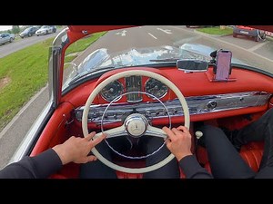 1.5 MILLION € ICONIC 1957 300SL POV DRIVE! Driving my Dream Car Mercedes-Benz SL300!