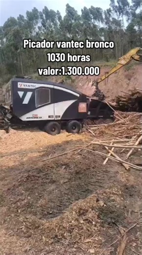 Picador Florestal Vantec 400R: O Melhor em Biomassa