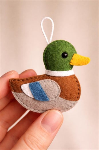 Duck Sewing PATTERN, Felt Mallard, Diy, Gift Idea, Bird Pattern, Bird Felt Sewing Pattern, DIY, Felt Ornament Pattern, Felt Keychain, Goose - Etsy