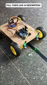 Line Follower Robot Car Arduino and L298n driver #shortvideo #arduinounoprojects #robotos