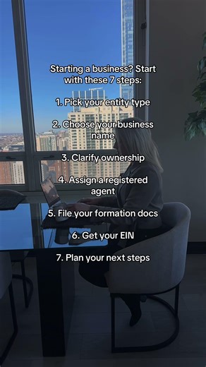Starting a business? Start with these 7 steps